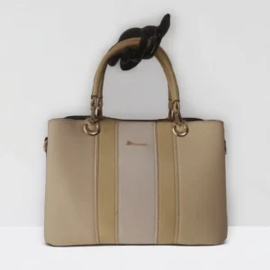 Women's Colorful Stripe Stylish Handbag with Multiple Internal Pockets | Trendy Satchel & Formal Bag