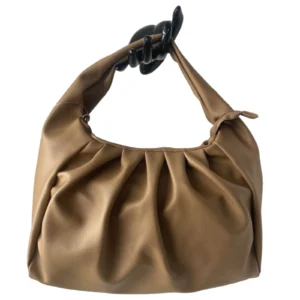 EVOKE BEIGE Pleat Sling Bag | Stylish & Trendy Women's Shoulder Bag