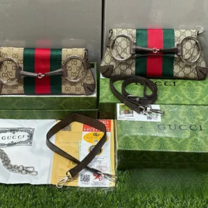 Gucci GG Horsebit Chain Small Shoulder Bag – Luxury Designer Handbag